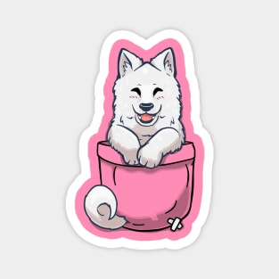 Pocket Samoyed Magnet