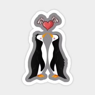 Cute Penguin Valentine Day Magnet