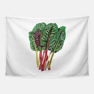 Chard Illustration Tapestry