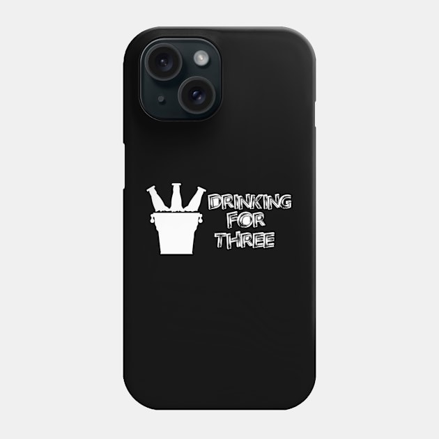 Eating for two drinking for three pregnancy reveal Phone Case by franzaled