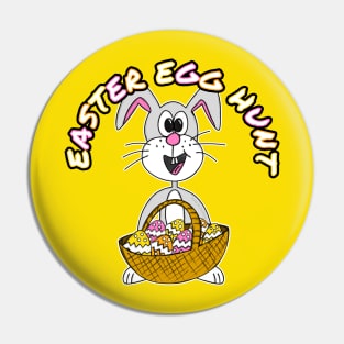 Easter Egg Hunt Bunny Eggs Pin