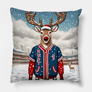 Reindeer Games Pillow