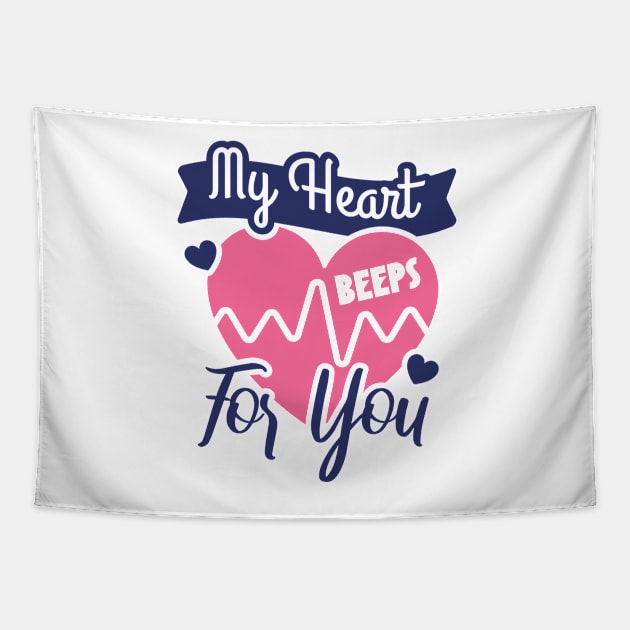 Nurse Valentine Tapestry by greenoriginals