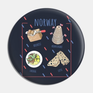 Norwegian Food Pin