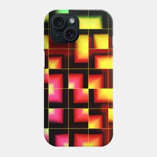 Colorful geometric abstract Phone Case