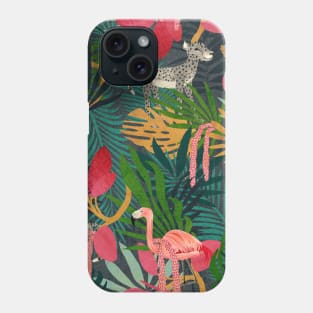 Tropical Jungle (green) Phone Case