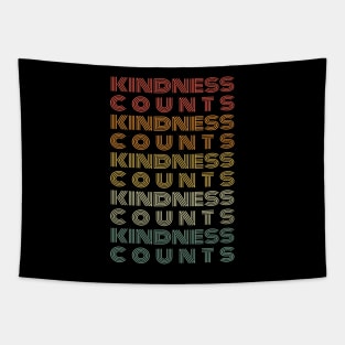 Retro Kindness Counts Tapestry