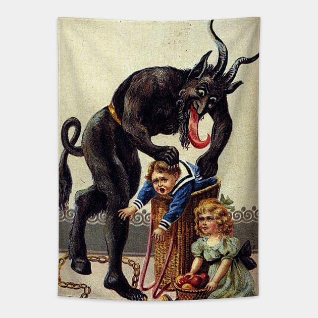 Greetings from Krampus Tapestry by Tainted