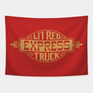 Li'l Red Express Badge Tapestry