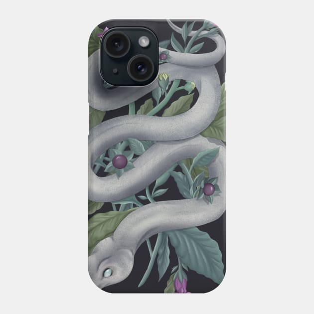 Belladonna Snake Phone Case by Sam Sawyer