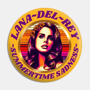 Lana Del Rey - Summertime in LA Pin