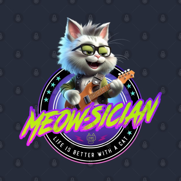 Meow-sician by Puppy & cute