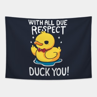 Duck You! Tapestry