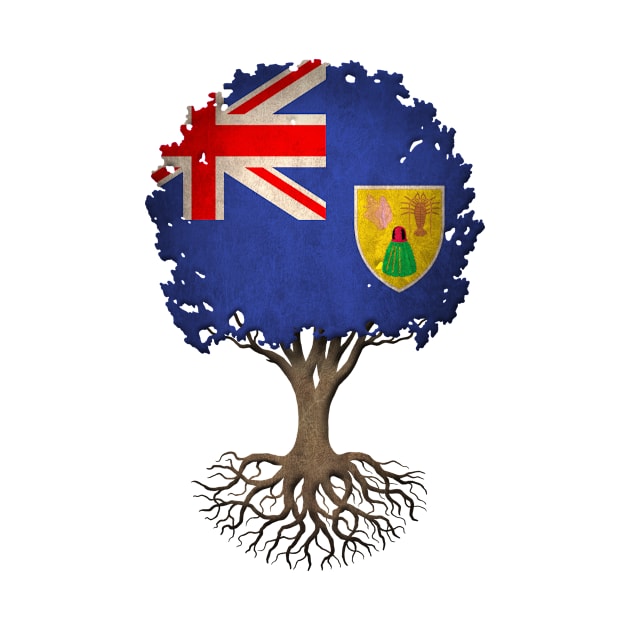 Tree of Life with Turks and Caicos Flag by jeffbartels