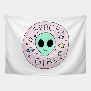 Space Girl Tapestry