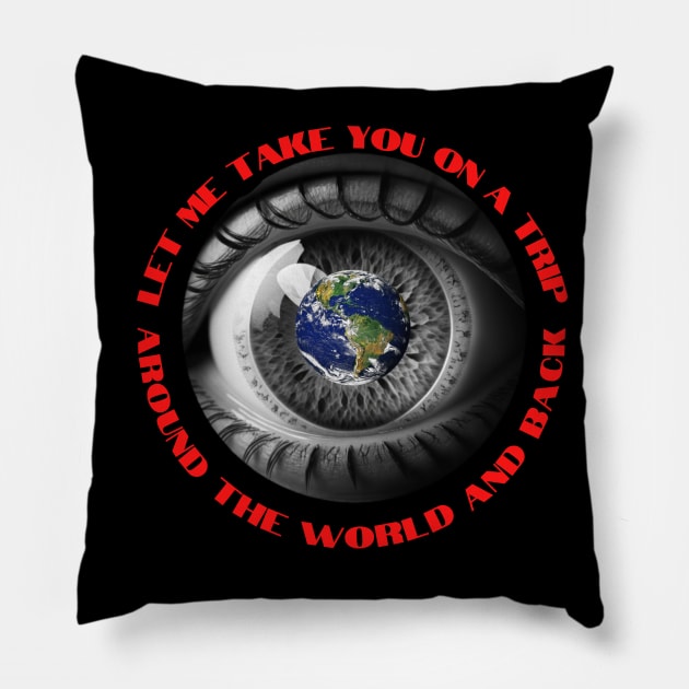 World in my Eyes Merch Pillow by Seligs Music