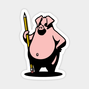 Pablo the Pig - Big Appetite Logo Magnet