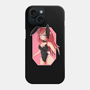 Anime bunny waifu Phone Case