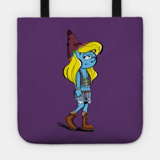 Hipster Smurfette Tote