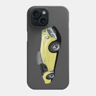 Triumph TR3 in yellow Phone Case