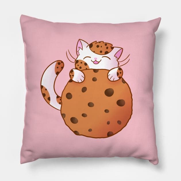 Cookie Cat Pillow by AwedAstra