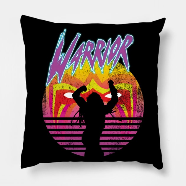 Ultimate Warrior Pillow by EmrysDesigns