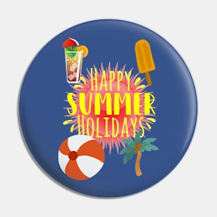 Happy sommer holidays Pin