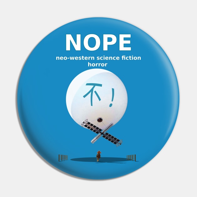 NOPE (2022) movie poster PARODY Pin by SPACE ART & NATURE SHIRTS 