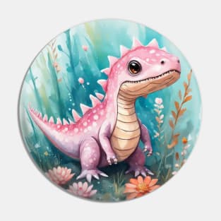 cute pink dinosaur Pin