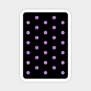 Purple Crystals Magnet