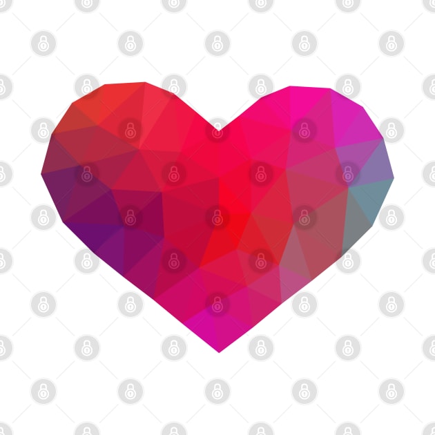 Multicolored Heart by MultiiDesign