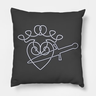 Erzulie Dantor veve Pillow