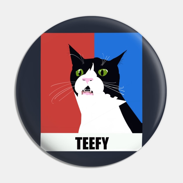 Teefy Cat Pin by TAP4242