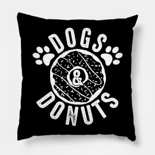 Dogs And Donuts Pillow