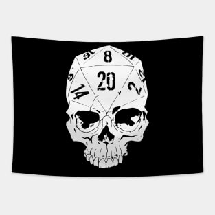 D20 SKULL Tapestry