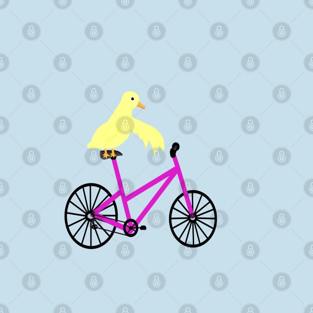 Duck On A Bicycle by CatGirl101