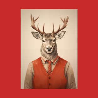 Reindeer Portrait T-Shirt