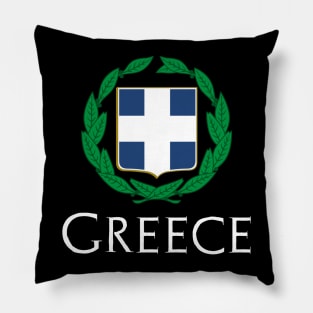 Greek Coat Of Arms Pillow