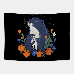 Nutria Mothers Day Tapestry