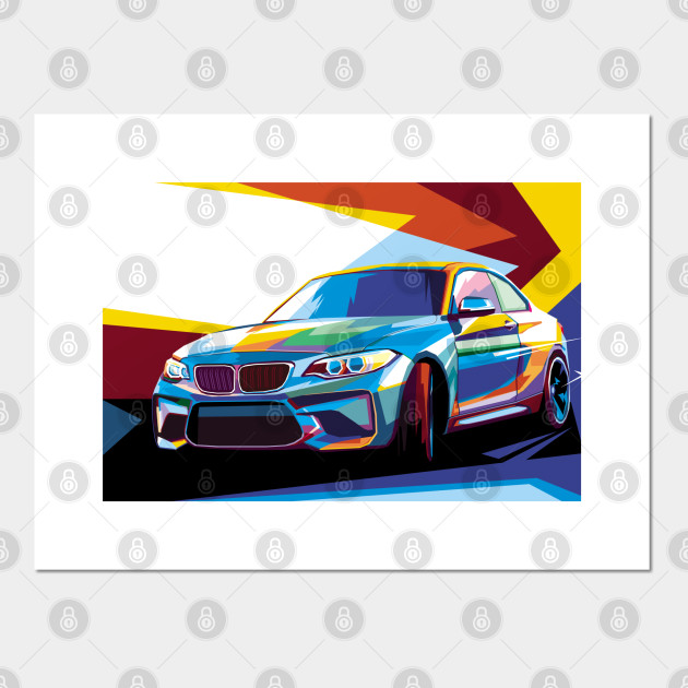 Mercedes Benz Car Painting Mercedes Benz Painting Plakat I