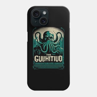 CTHULHU VINTAGE ARTHOUSE FOREIGN MOVIE POSTER 01 Phone Case