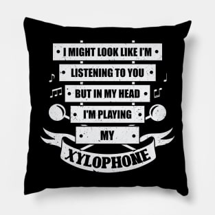 Funny Xylophone Player Gift Pillow