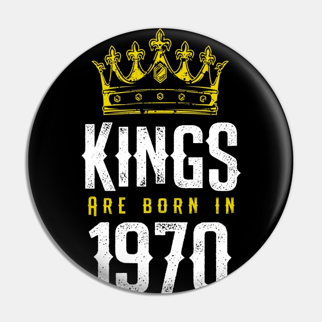kings are born 1970 birthday quote crown king birthday party gift Pin by thepersianshop