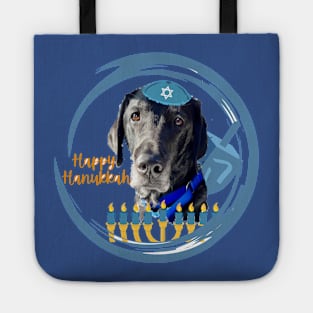 Dog Happy Hanukkah Tote