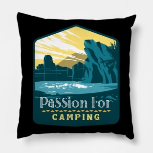 Passion For Camping Pillow