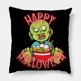 Happy Halloween from a Zombie with Ramen Pillow