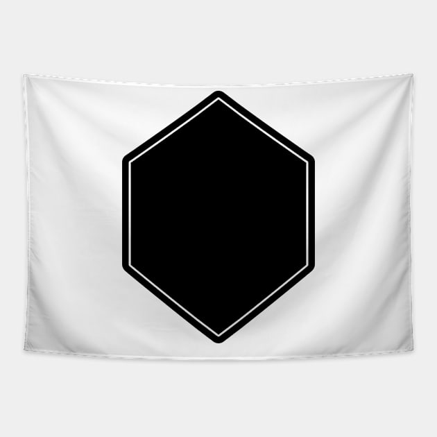 Hexagon template Tapestry by ShirtyLife