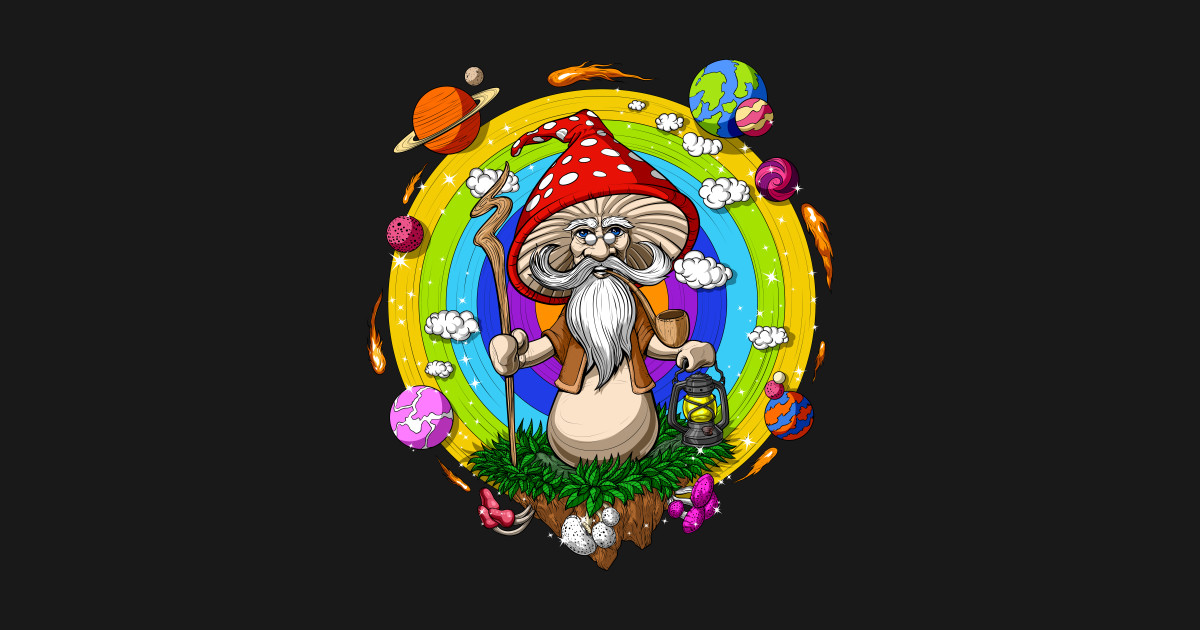 Mushroom Wizard Magic Mushroom Posters And Art Prints TeePublic