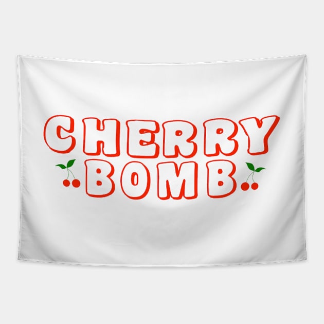 Cherry Bomb Tapestry by CMORRISON12345