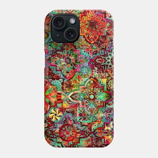 Bohemian hippie boho tie dye design Phone Case